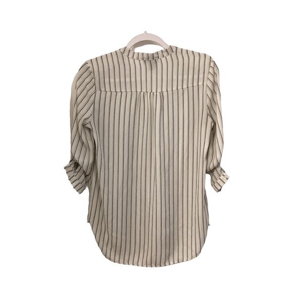 Timing Striped Blouse With 3/4 Length Sleeves | Size S - Picture 3 of 4